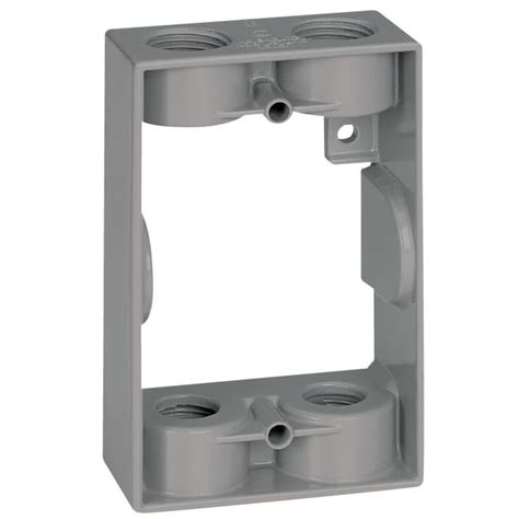 metal extension box on plastic electrical box|4s single gang extension box.